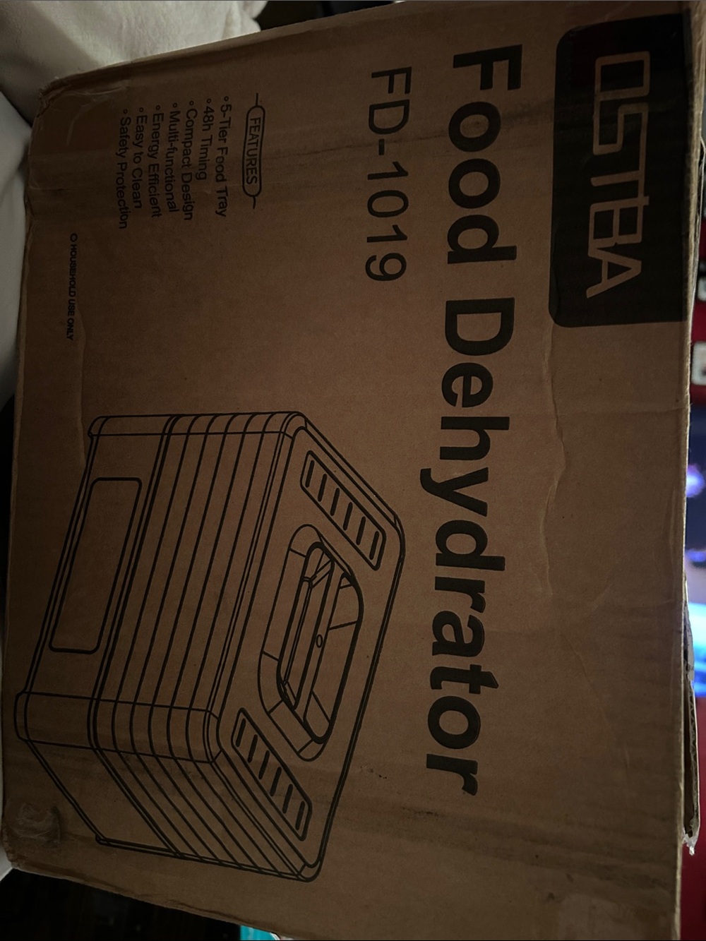 Food Dehydrator FD-1019 – Brown